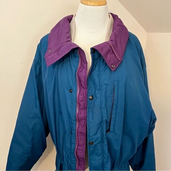 L.L. Bean Vintage Penobscot Parka Thinsulate Blue Purple XL